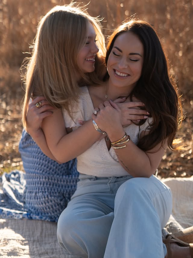 Family portrait in natural light