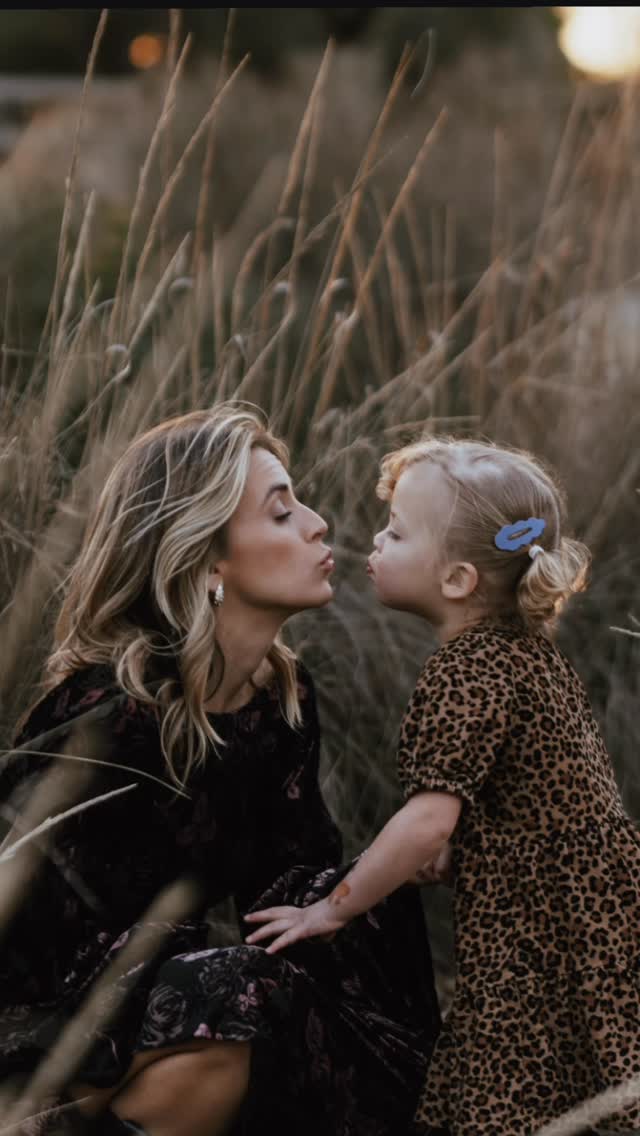Mother and child in quiet morning light